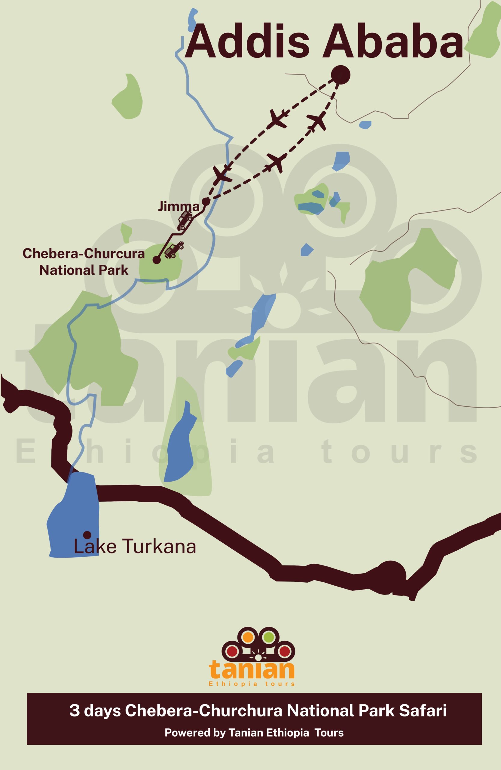 3 Days Chebera-Churchura National Park Safari - Tanian Ethiopia Tours