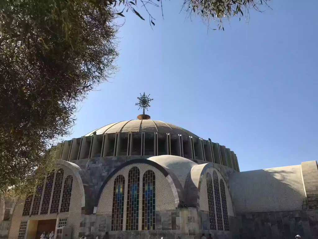 Axum St Mary Tsion Church wide view.