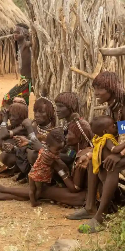 Hamar Tribe Village.